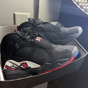Jordan Athletic Shoes Black Red Blue